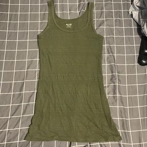 Olive green mosssimo tank top